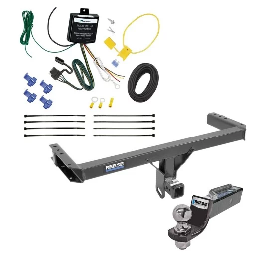 Tow Package For 13-17 Audi Q5 All Models Trailer Hitch w/ Wiring 2" Drop Mount 2" Ball 2" Receiver Reese