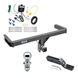 Reese Trailer Tow Hitch For 11-15 Audi Q5 15-26 Porsche Macan Exc S-Models 2" Receiver Complete Package w/ Wiring and 1-7/8" Ball