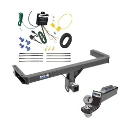 Tow Package For 11-15 Audi Q5 15-26 Porsche Macan Exc S-Models Trailer Hitch w/ Wiring 2" Drop Mount 2" Ball 2" Receiver Reese
