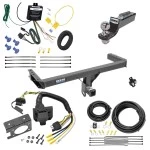 Trailer Hitch Tow Package w/ 7-Way RV Wiring For 13-17 Audi Q5 All Models w/ 2" Drop Mount 2" Ball Class 3 2" Receiver Reese