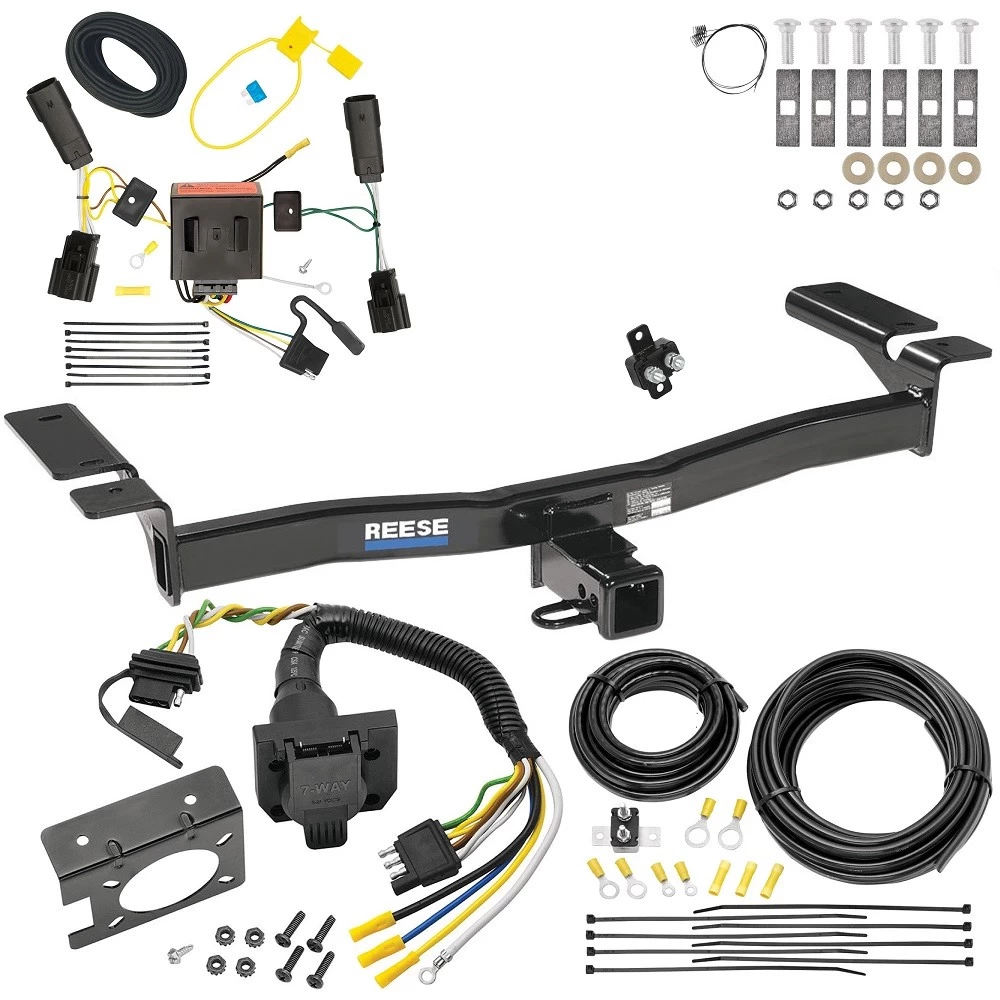 Trailer Hitch w/ 7-Way RV Wiring For 11-15 Lincoln MKX All Models Class 3 2" Receiver Reese