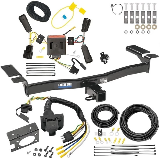 Trailer Hitch w/ 7-Way RV Wiring For 11-14 Ford Edge Exc Sport Class 3 2" Receiver Reese