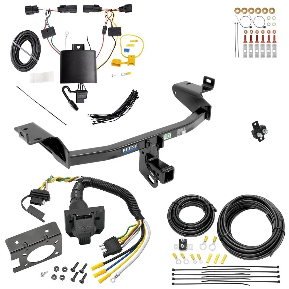 Trailer Hitch w/ 7-Way RV Wiring For 19-23 Jeep Cherokee Class 3 2" Receiver Reese