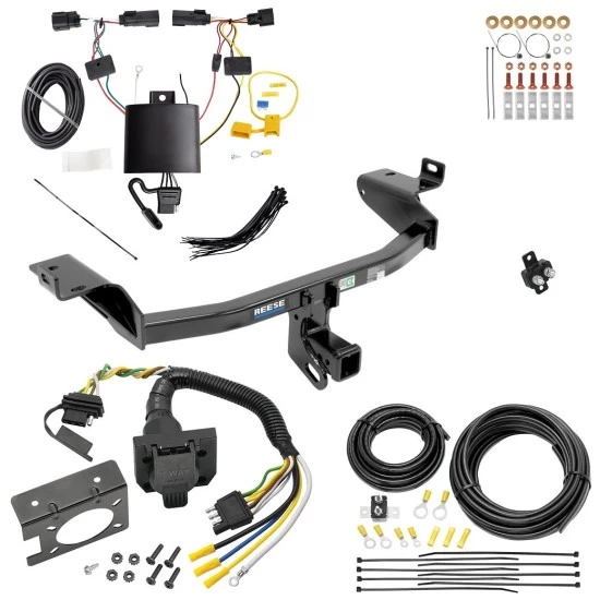 Trailer Hitch w/ 7-Way RV Wiring For 19-23 Jeep Cherokee Class 3 2" Receiver Reese