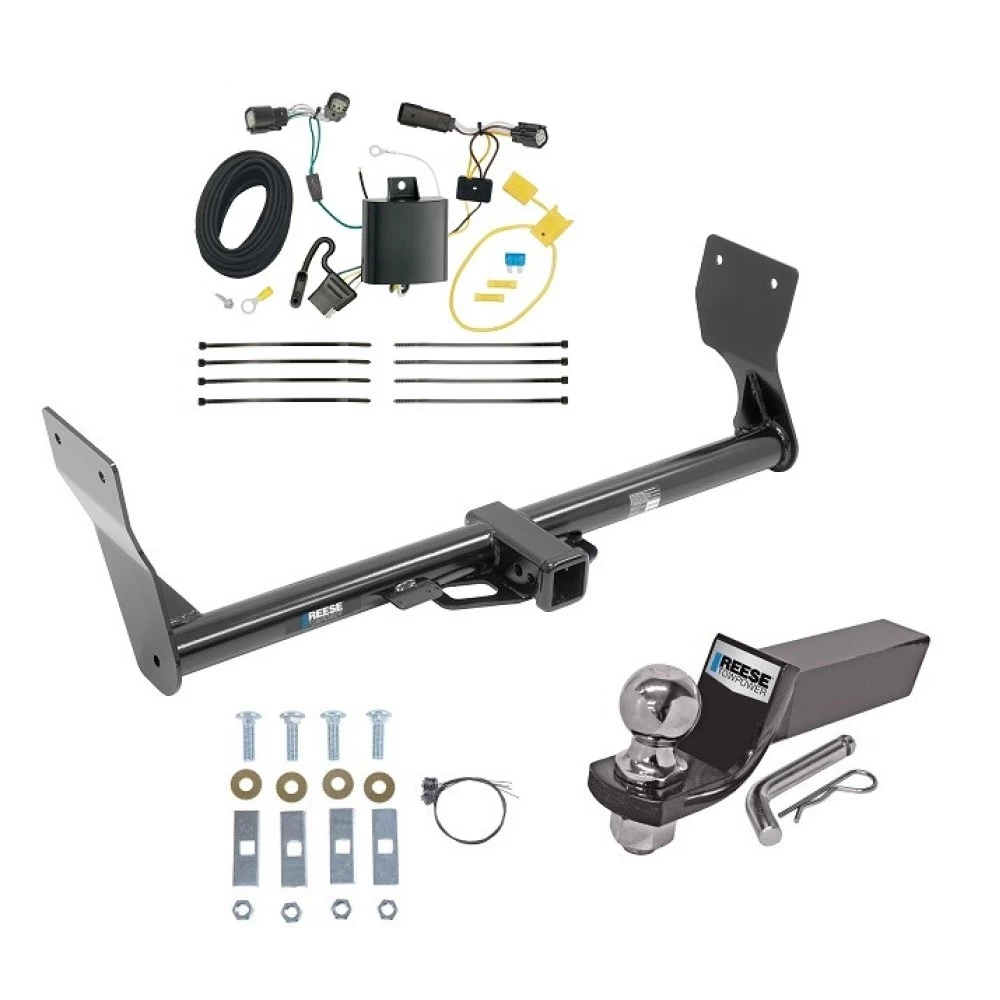 Reese Trailer Tow Hitch For 15-18 Ford Edge SE & SEL Complete Package w/ Wiring and 2" Ball