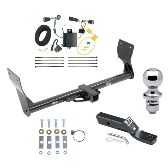 Reese Trailer Tow Hitch For 15-18 Ford Edge SE & SEL 2" Receiver Complete Package w/ Wiring and 1-7/8" Ball