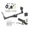 Reese Trailer Tow Hitch For 15-18 Ford Edge Except Sport & Titanium Models Deluxe Package Wiring 2" Ball Mount and Lock