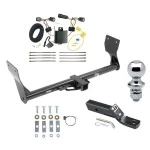 Reese Trailer Tow Hitch For 15-18 Ford Edge Sport & Titanium 2" Receiver Complete Package w/ Wiring and 1-7/8" Ball