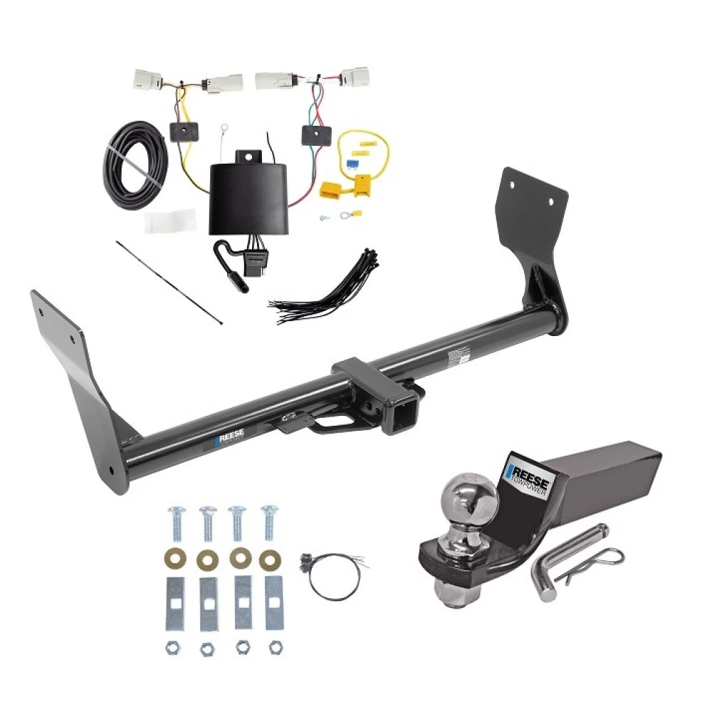 Reese Trailer Tow Hitch For 19-24 Ford Edge SE & SEL Complete Package w/ Wiring and 2" Ball