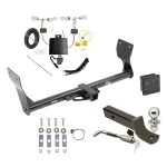 Reese Trailer Tow Hitch For 19-24 Ford Edge SE & SEL Deluxe Package Wiring 2" Ball Mount and Lock