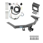 Trailer Hitch w/ 7-Way RV Wiring For 16-22 Honda Pilot All Models Class 4 2" Receiver Reese
