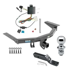 Reese Trailer Tow Hitch For 14-20 Acura MDX All Models 2" Receiver Complete Package w/ Wiring and 1-7/8" Ball