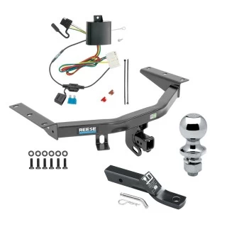 Reese Trailer Tow Hitch For 14-20 Acura MDX All Models 2" Receiver Complete Package w/ Wiring and 1-7/8" Ball