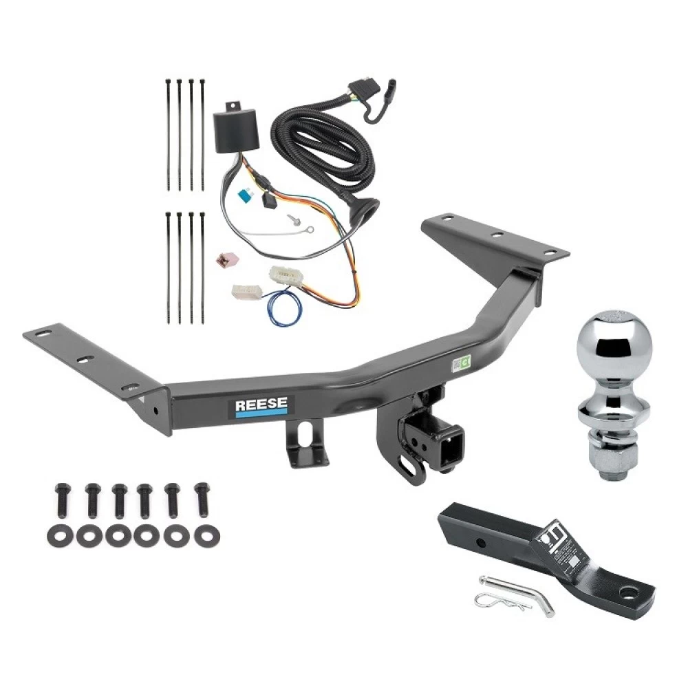 Reese Trailer Tow Hitch For 16-22 Honda Pilot All Models 2" Receiver Complete Package w/ Wiring and 1-7/8" Ball
