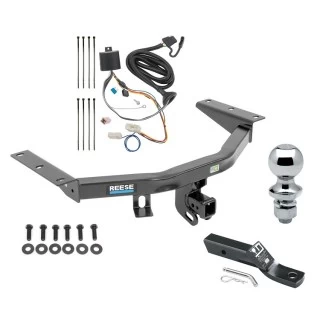 Reese Trailer Tow Hitch For 16-22 Honda Pilot All Models 2" Receiver Complete Package w/ Wiring and 1-7/8" Ball
