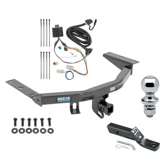 Reese Trailer Tow Hitch For 16-22 Honda Pilot All Models 2" Receiver Complete Package w/ Wiring and 1-7/8" Ball
