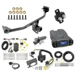 Trailer Hitch Tow Package Prodigy P3 Brake Control For 16-18 Hyundai Tucson All Models w/ 7-Way RV Wiring 2" Drop Mount 2" Ball Class 3 2" Receiver Reese Tekonsha