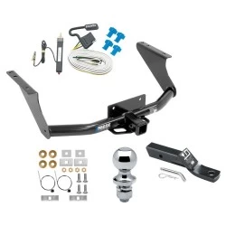 Reese Trailer Tow Hitch For 09-10 Dodge Ram 1500 11-18 RAM 1500 19-24 Classic 2" Receiver Complete Package w/ Wiring and 1-7/8" Ball