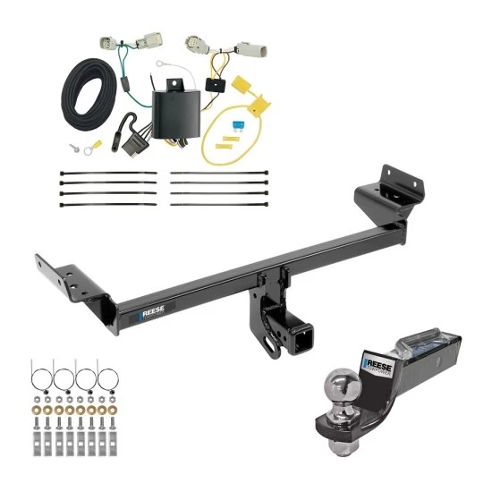 Reese Trailer Tow Hitch For 16-18 Lincoln MKX All Models Complete Package w/ Wiring and 2" Ball