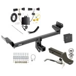 Reese Trailer Tow Hitch For 19-23 Lincoln Nautilus All Models Deluxe Package Wiring 2" Ball Mount and Lock