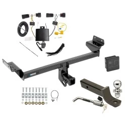 Reese Trailer Tow Hitch For 19-23 Lincoln Nautilus All Models Deluxe Package Wiring 2" Ball Mount and Lock