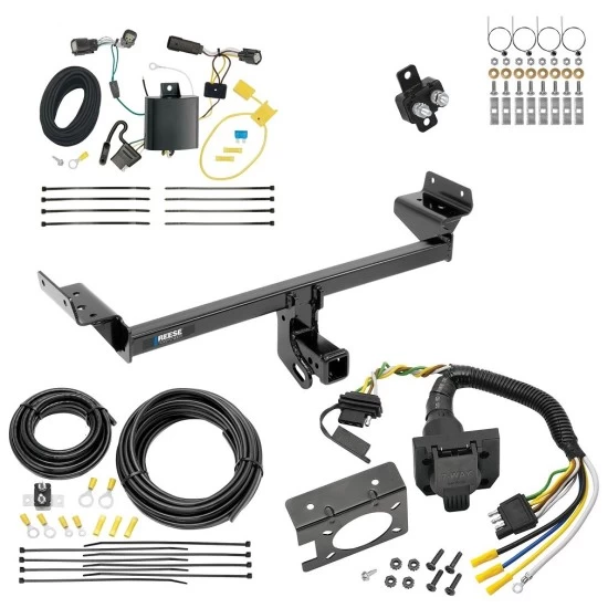 Trailer Hitch w/ 7-Way RV Wiring For 15-18 Ford Edge SE & SEL Class 3 2" Receiver Reese