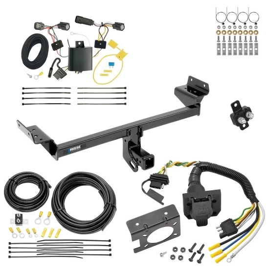 Trailer Hitch w/ 7-Way RV Wiring For 15-18 Ford Edge Sport & Titanium Class 3 2" Receiver Reese