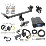 Trailer Hitch Tow Package Prodigy P3 Brake Control For 16-18 Lincoln MKX All Models w/ 7-Way RV Wiring 2" Drop Mount 2" Ball Class 3 2" Receiver Reese Tekonsha