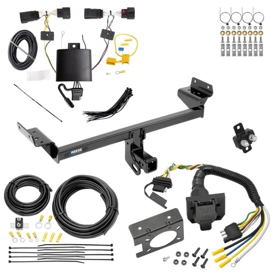 Trailer Hitch w/ 7-Way RV Wiring For 19-23 Lincoln Nautilus All Models Class 3 2" Receiver Reese