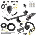 Trailer Hitch Tow Package w/ 7-Way RV Wiring For 19-23 Lincoln Nautilus All Models w/ 2" Drop Mount 2" Ball Class 3 2" Receiver Reese