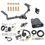Trailer Hitch Tow Package Prodigy P3 Brake Control For 13-18 Toyota RAV4 All Models w/ 7-Way RV Wiring 2" Drop Mount 2" Ball Class 3 2" Receiver Reese Tekonsha