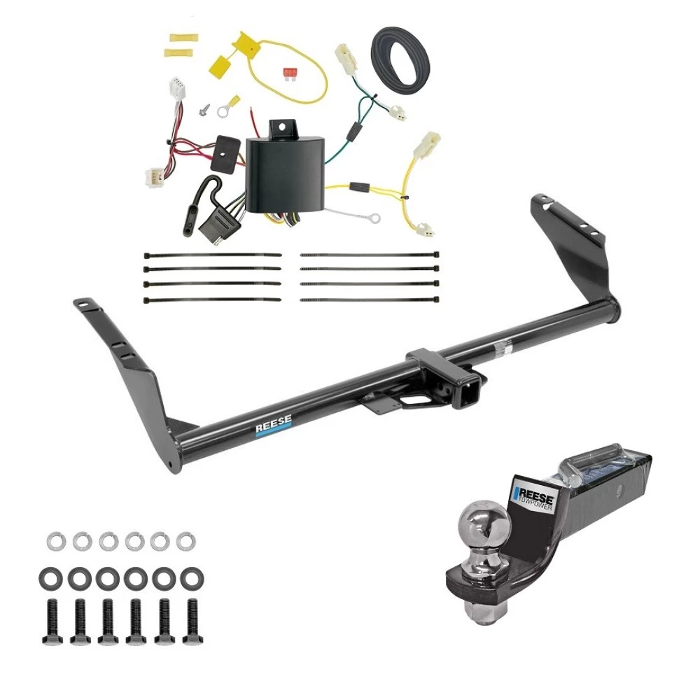 Tow Package For 11-14 Toyota Sienna (15-20 SE ONLY) Trailer Hitch w/ Wiring 2" Drop Mount 2" Ball 2" Receiver Reese