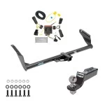 Tow Package For 04-10 Toyota Sienna Trailer Hitch w/ Wiring 2" Drop Mount 2" Ball 2" Receiver Reese