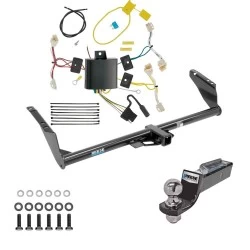Tow Package For 15-20 Toyota Sienna Exc SE Trailer Hitch w/ Wiring 2" Drop Mount 2" Ball 2" Receiver Reese