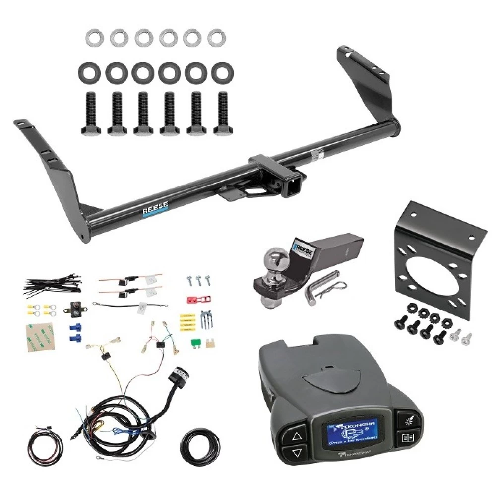 44786 22118 20212 21536 90195 Reese Trailer Hitch Tow Package Prodigy P3 Brake Control 15-20 Toyota Sienna Except SE 7-Way RV Wiring 2" Drop Mount 2" Ball Class 3 2" Receiver Except SE Reese Tekonsha 15 16 17 18 19 20 2015 2016 2017 2018 20 Trailer Hitch Tow Package Prodigy P3 Brake Control For 15-20 Toyota Sienna Except SE w/ 7-Way RV Wiring 2" Drop Mount 2" Ball Class 3 2" Receiver Except SE Reese Tekonsha