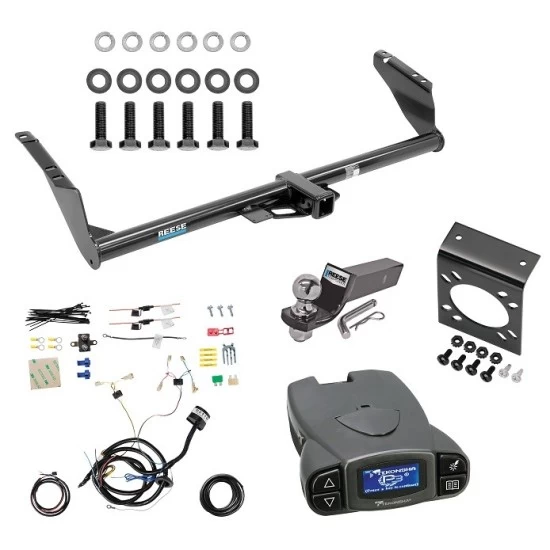 44786 22118 20212 21536 90195 Reese Trailer Hitch Tow Package Prodigy P3 Brake Control 15-20 Toyota Sienna Except SE 7-Way RV Wiring 2" Drop Mount 2" Ball Class 3 2" Receiver Except SE Reese Tekonsha 15 16 17 18 19 20 2015 2016 2017 2018 20 Trailer Hitch Tow Package Prodigy P3 Brake Control For 15-20 Toyota Sienna Except SE w/ 7-Way RV Wiring 2" Drop Mount 2" Ball Class 3 2" Receiver Except SE Reese Tekonsha