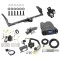 Trailer Hitch Tow Package Prodigy P3 Brake Control For 11-14 Toyota Sienna (15-20 SE ONLY) w/ 7-Way RV Wiring 2" Drop Mount 2" Ball Class 3 2" Receiver Reese Tekonsha