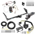 Trailer Hitch Tow Package w/ 7-Way RV Wiring For 04-10 Toyota Sienna All Models w/ 2" Drop Mount 2" Ball Class 3 2" Receiver Reese