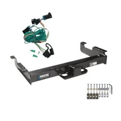 Trailer Hitch w/ Wiring For 96-99 Chevy Express GMC Savana 1500 2500 3500 Class 5 2-1/2" Tow Receiver Reese Tekonsha