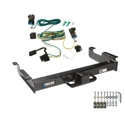 Trailer Hitch w/ Wiring For 03-24 Chevy Express GMC Savana 1500 2500 3500 Class 5 2-1/2" Tow Receiver Reese Tekonsha