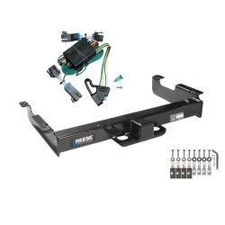 Trailer Hitch w/ Wiring For 00-02 Chevy Express GMC Savana 2500 3500 Class 5 2-1/2" Tow Receiver Reese Tekonsha
