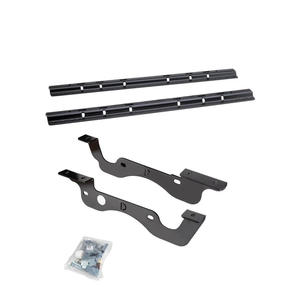 Reese Quick Install Rail Kit For 17-19 Ford F250 F350 Custom Fit No Drill Base Rails For 5th Wheel and Gooseneck Trailer Hitch Fifth