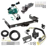 Custom Fit Trailer Hitch Wiring Harness (Plug & Play) 2" Drop Ball-Mount w/ Pin/Clip 2" Chrome Ball Trailer Connector Adapter Brake Control Wiring Kit Circuit Breaker Installation Hardware Installation Instructions 51023 85343 20506 7012a 11 Trailer Hitch Tow Package w/ 7-Way RV Wiring For 96-99 Chevy Express GMC Savana Van w/ 2" Drop Mount 2" Ball Class 3 2" Receiver All Models Reese