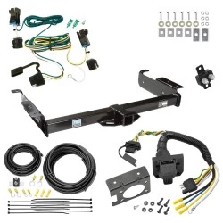 Trailer Hitch w/ 7-Way RV Wiring For 03-14 Chevrolet Express GMC Savana 1500 03-24 2500 3500 Class 3 2" Receiver All Models Reese