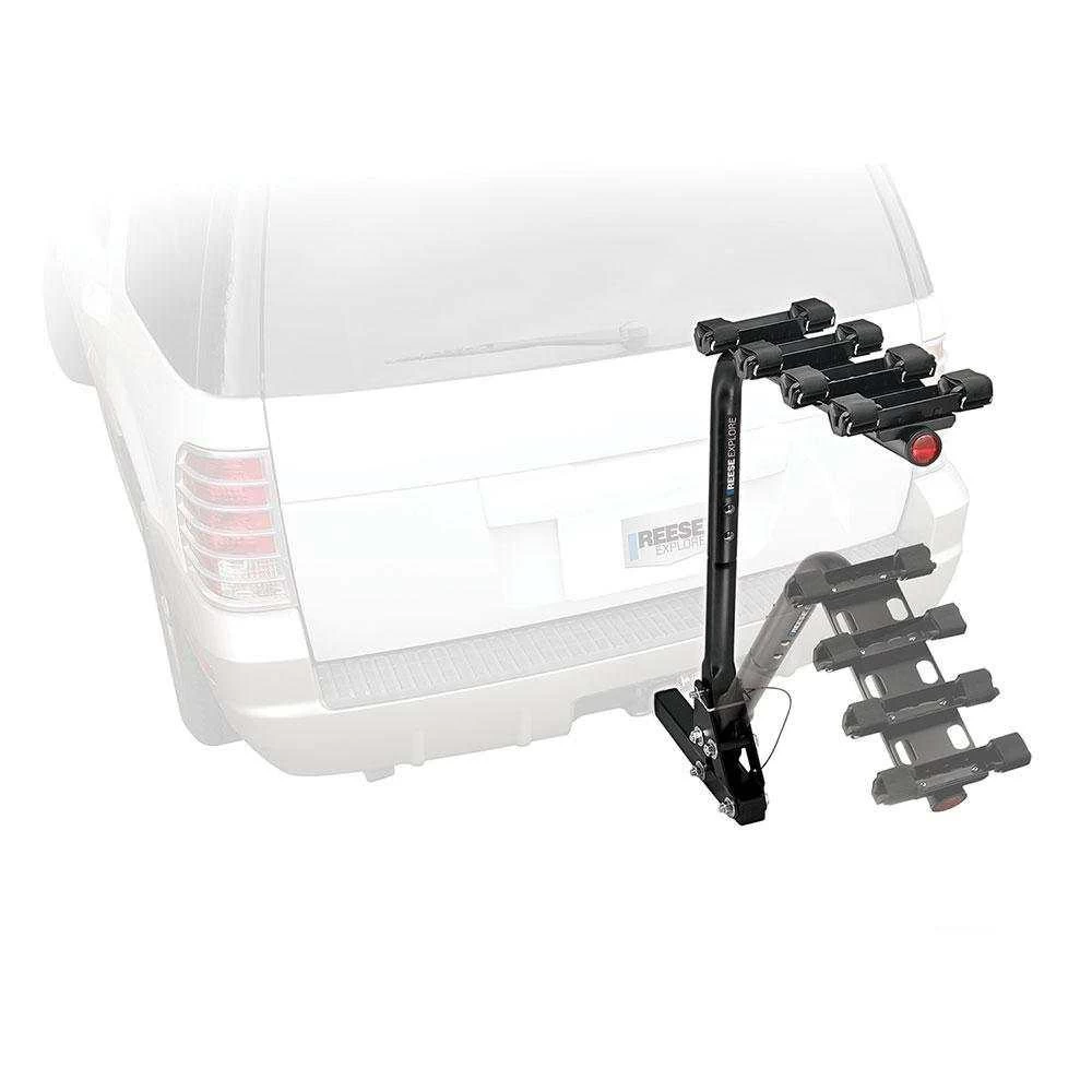 Trailer Hitch w/ 4 Bike Rack For 99-17 Honda Odyssey All Models Approved for Recreational & Offroad Use Carrier for Adult Woman or Child Bicycles Foldable
