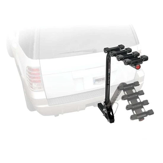 Trailer Hitch w/ 4 Bike Rack For 99-17 Honda Odyssey All Models Approved for Recreational & Offroad Use Carrier for Adult Woman or Child Bicycles Foldable