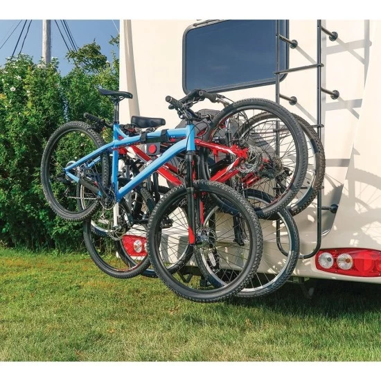 Trailer Hitch w/ 4 Bike Rack For 99-17 Honda Odyssey All Models Approved for Recreational & Offroad Use Carrier for Adult Woman or Child Bicycles Foldable
