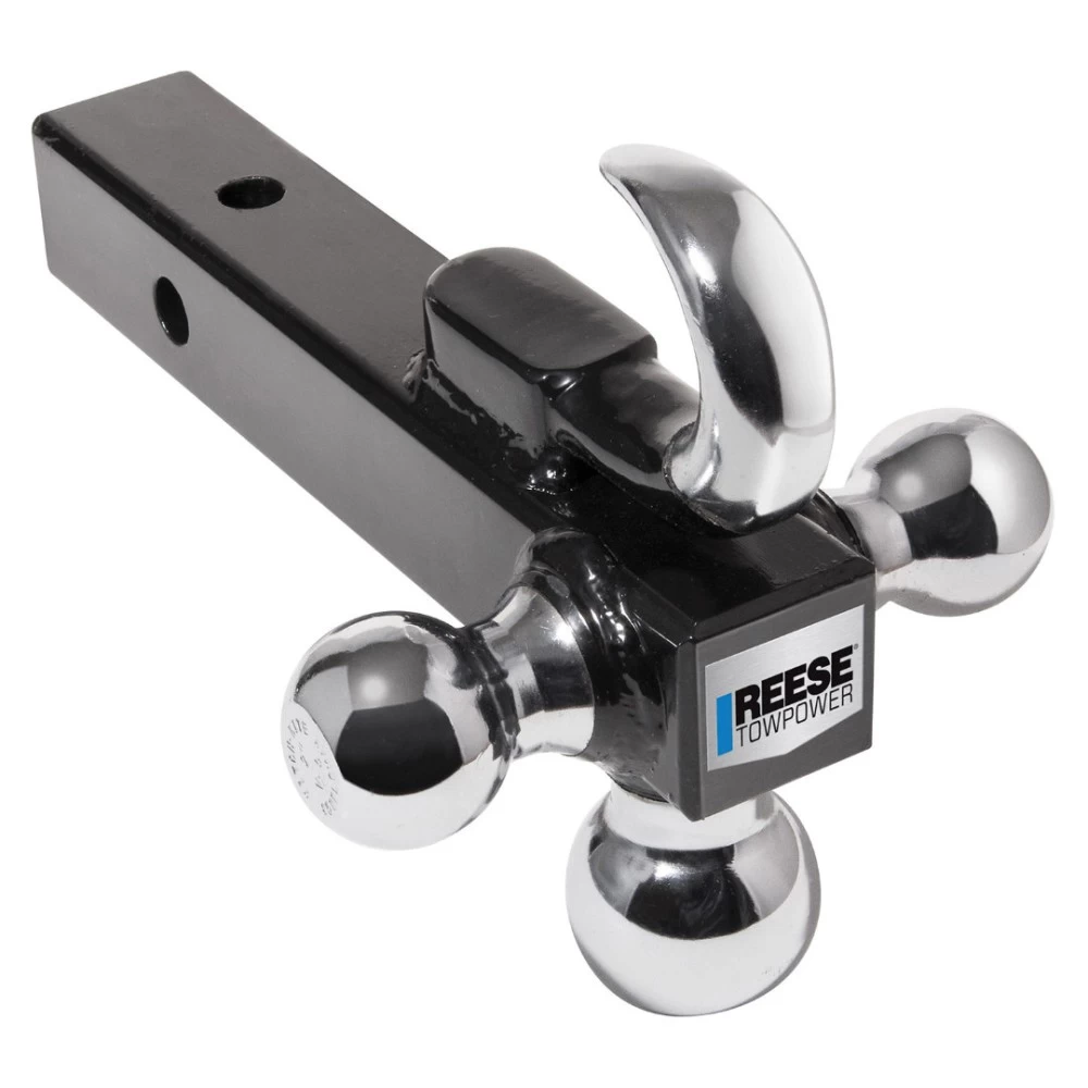 Reese Trailer Tow Hitch Receiver For 17-19 Honda CR-V 20-24 Except Hybrid w/Tri-Ball Triple Ball 1-7/8" 2" 2-5/16" Reese Trailer Tow Hitch Receiver For 17-19 Honda CR-V 20-24 Except Hybrid w/Tri-Ball Triple Ball 1-7/8" 2" 2-5/16"