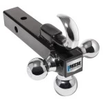 Custom Fit Trailer Hitch Tri-Ball Trailer Hitch Ball Mount w/ Pin/Clip 84046 7031400 63240 Reese Trailer Tow Hitch Receiver 17-23 Chrysler Pacifica 22-23 Grand Caravan Except Hybrid w/Tri-Ball Triple Ball 1-7/8" 2" 2-5/16" 17 18 19 20 21 22 Reese Trailer Tow Hitch Receiver For 17-23 Chrysler Pacifica 22-23 Grand Caravan Except Hybrid w/Tri-Ball Triple Ball 1-7/8" 2" 2-5/16"
