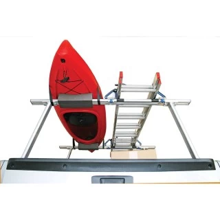 Reese Truck Bed Ladder Rack Cross Bars 800lb + Protective Glides + Load Stops Fits all pick up trucks long & short beds no drilling